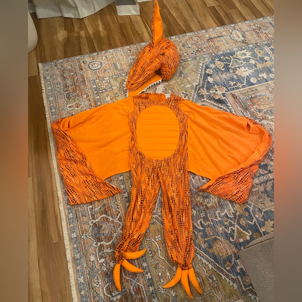 Pottery Barn Kids Orange Dinosaur Costume